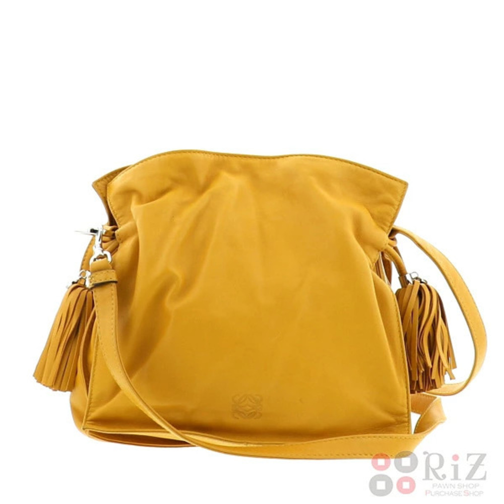 LOEWE Flamenco Bag Shoulder Messenger Yellow - Picture 1 of 6